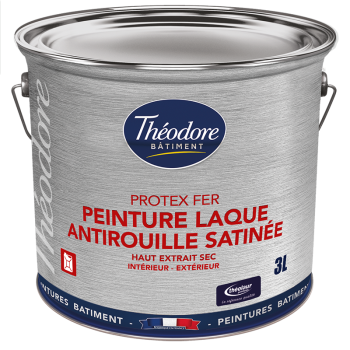 Peinture laque de finition satinée - Protection anti-corrosion - réf. Ag02499 - Theodore_0