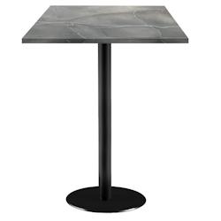 Restootab - Mange-debout 60x60cm - modèle Rome marbré lune bleue - gris TB-ROMFF-6060M-LUN.BLE_0