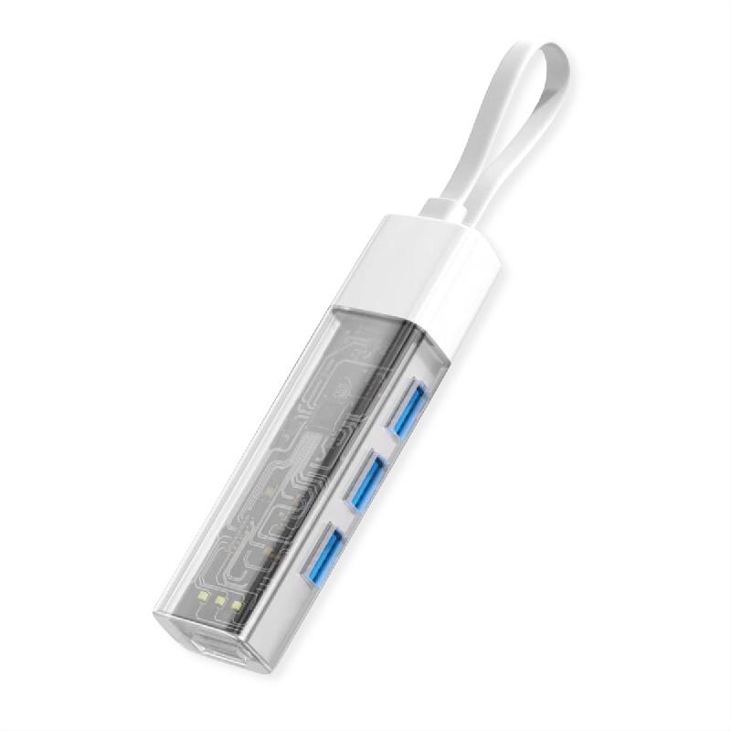 ROLINE Hub USB 3.2 Gen 1, 4 ports, type A+C_0