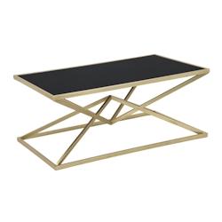 Table basse en métal Piramid 110 x 60 x 45 cm Mauro Ferretti - jaune 142049000C_0
