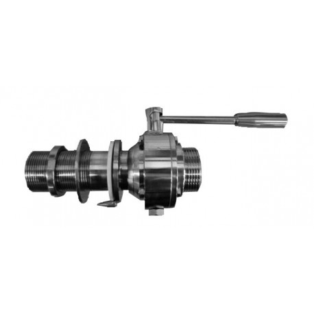 Vanne à boule standard pour foudre - modèle mâle 40 inox 304 - entièrement démontable_0