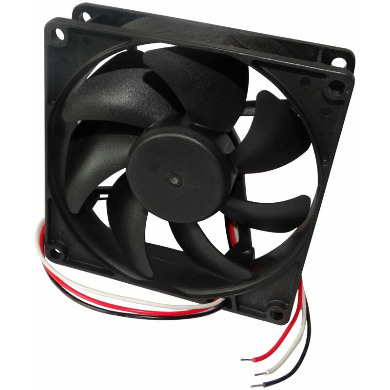 AERZETIX - VENTILATEUR POUR BOÎTIER D'ORDINATEUR PC 12V 92X92X25MM 87,55M3/H 34DBA 3000RPM 28AWG