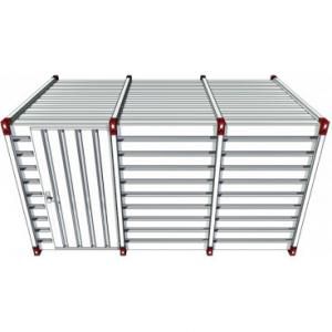 23670 - Conteneur de stockage standard avec porte simple et plancher bois_0