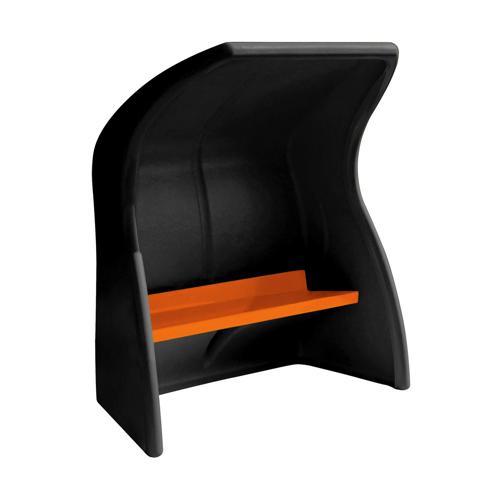 ABRI DE TOUCHE MONOBLOC NOIR - ASSISE BANC
