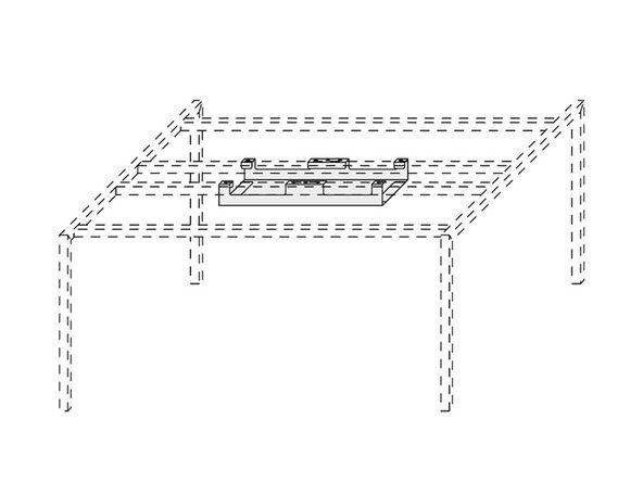 Goulotte passe-câbles pour bench Agile_0
