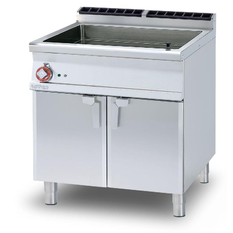 Brasero électrique fixe multifonction. Cuve cm. 70x68x10h. Structure en acier inoxydable. Dimensions 40x90 h90 cm. Modèle BRF-98ET - 2170_0