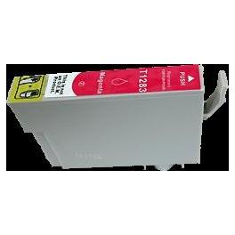 Cartouche jet d'encre compatible avec epson stylus s22/sx125/sx420w/sx425w (t12834010) puce magenta 11,5ml 081283m_0