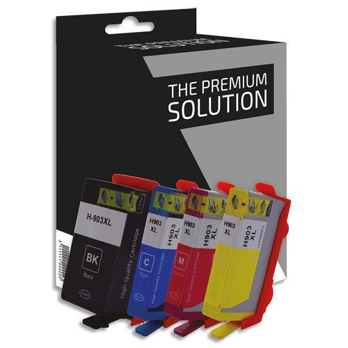 CARTOUCHE PSN THE PREMIUM SOLUTION - COMPATIBLE JET D'ENCRE - HP 3HZ51AE - B8H903XLB/CL - NOIR CYAN MAGENTA JAUNE