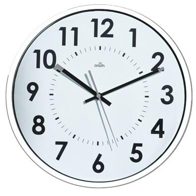 CEP Horloge murale, sur pile, diam. 30 cm, coloris blanc - 3661474112476_0