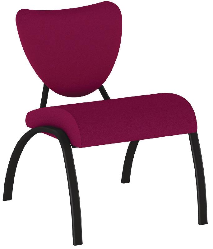 CHAUFFEUSE AINHOA 1 PLACE PIÈTEMENT NOIR TISSU COLORIS MAGENTA - MANUTAN COLLECTIVITÉS