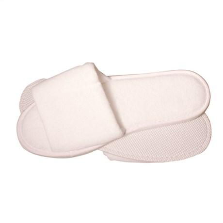 CHAUSSONS ÉPONGE 29.3X11 CM BLANC (100 PAIRES)