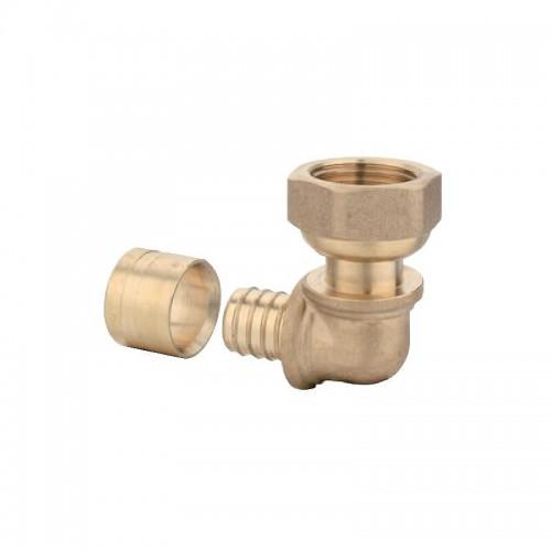 COUDE À GLISSEMENT PER Ø16 MM ÉCROU LIBRE À VISSER F20X27 BRICOZOR