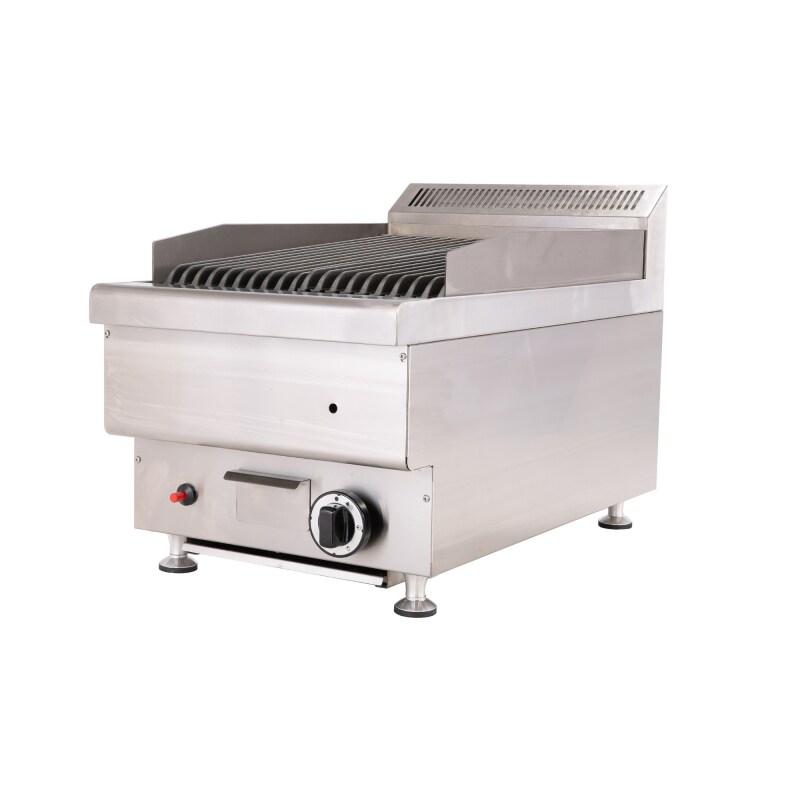 Cuistance Grill charcoal pierre de lave à gaz 1 brûleur - gris GCHD400_0