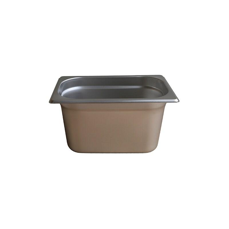 DBMARK - GNP14150-201/6 - (Lot de 6) - Bac Gastronorme 1/4 150 mm. - 0.8mm S/S201 - gris inox GNP14150-201/6_0