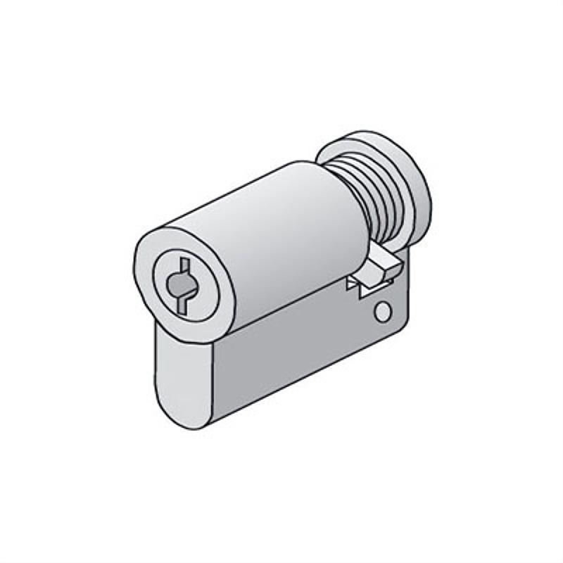 Demi-cylindre profilé à fermeture identique EK 333 , Cylindre de fermeture pour armoire 19