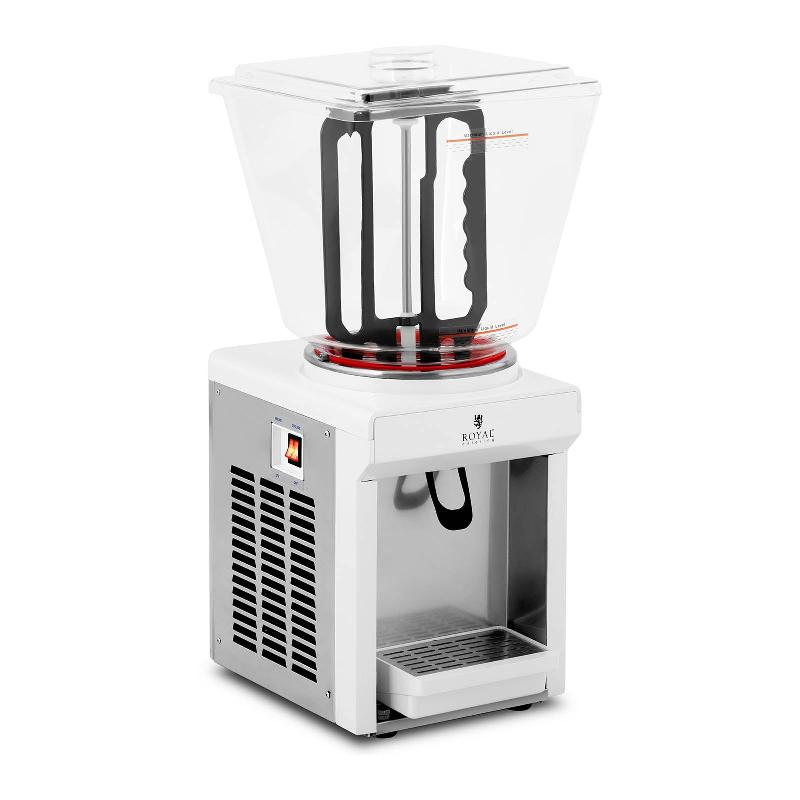 Distributeur de boissons réfrigéré 25 litres - Fontaine à jus avec robinet antigouttes, réfrigération et agitation - 240 W - Réservoir transparent robuste_0