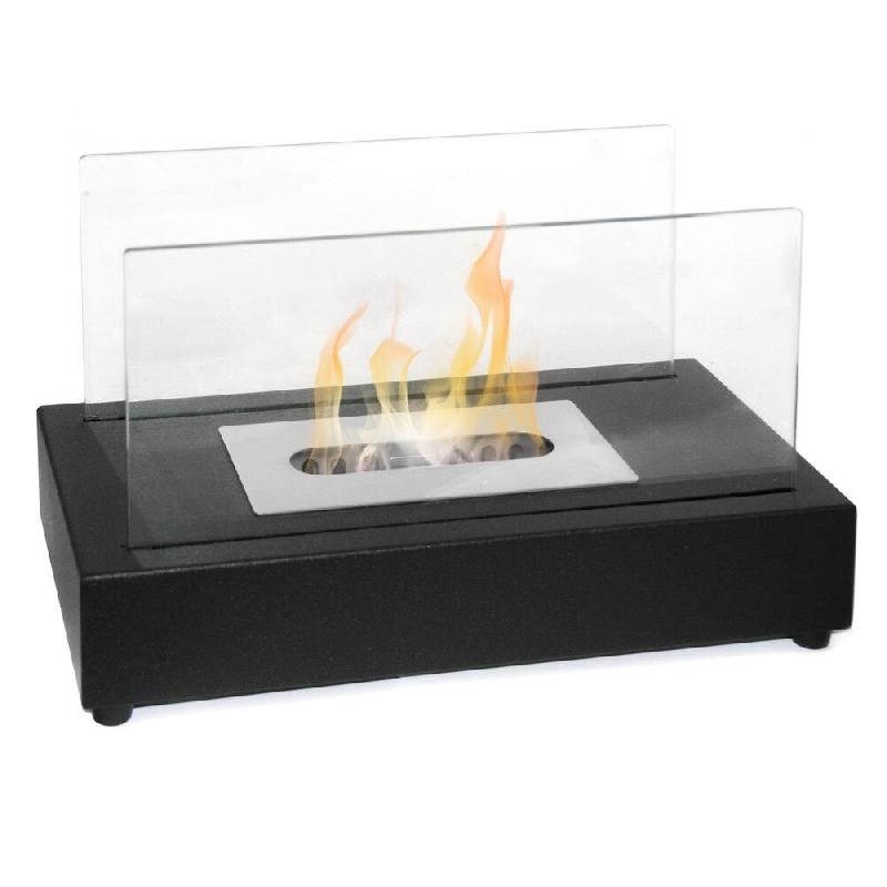 Divina Fire Cheminée au bioéthanol bio-cheminée de table Berlin L35x P18 x H20,5 - noir 8055829982442_0