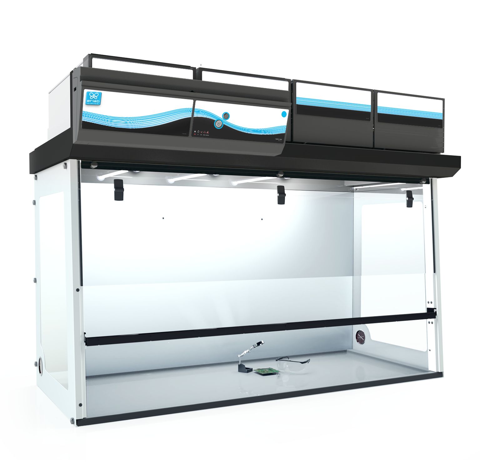 Enceinte à air propre CaptairFlow 714 - flux laminaire vertical - filtration HEPA H14 et carbone_0