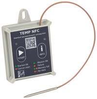 Enregistreur de température autonome TempNFC RCE -80 avec technologie NFC, boîtier rigide IP67 et sonde externe_0