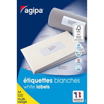 ETIQUETTE UNIVERSELLE, 52,5 X 21,2 MM, POSE EXPRESS - LOT DE 2