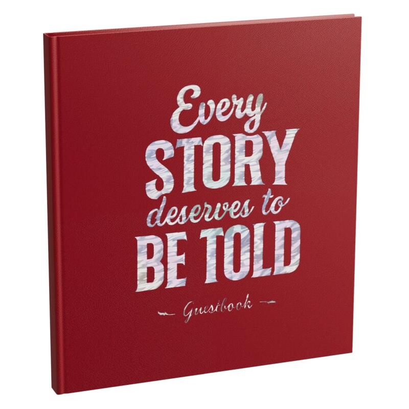 Exacompta - Réf. 391E - 1 Livre d'or Lettres - Format 21 x 19 cm - Couverture Papier pelliculé Brillant Effet Similicuir - Tranche Argent - Timbrage_0