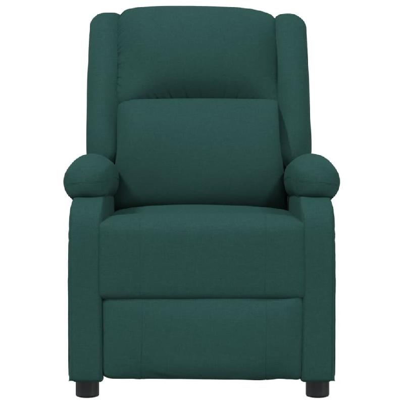 Fauteuil inclinable électrique Vert foncé Tissu Modèle Kervelis - 8720286936009_0