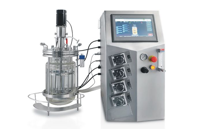 Fermenteur de laboratoire sur-mesure - Cuves de 200mL à 5L en verre ou inox - Automate SIEMENS S7 - Capteurs Hamilton_0