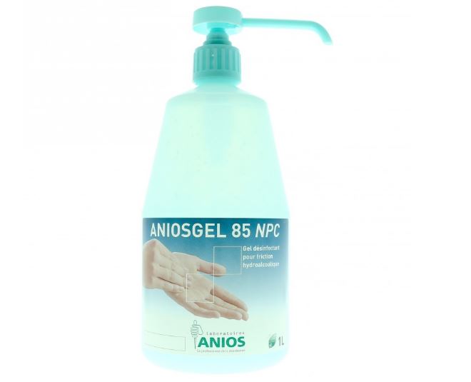 Gel hydroalcoolique en flacon pompe 1 litres -  aniosgel 85 npc - pr184-2577_0