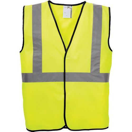 GILET HAUTE VISIBILITÉ JAUNE EN PUR POLYESTER DE TAILLE S - SINGER SAFETY