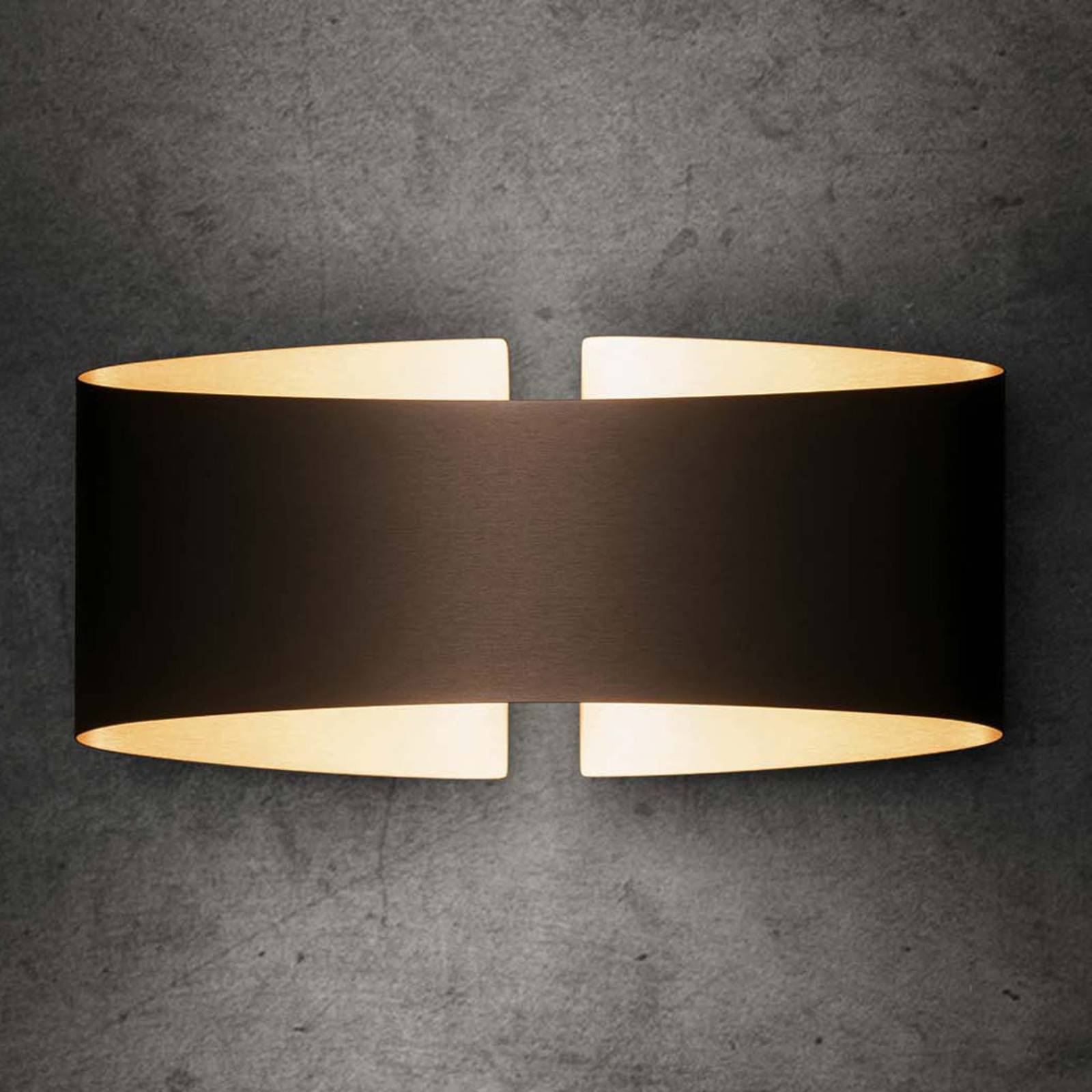 HOLTKÖTTER VOILÀ APPLIQUE MURALE LED, FUMÉ MAT