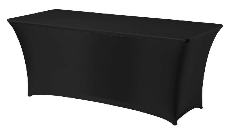 Housse de table rectangulaire, HENDI, 810910 + 810897, Noir, 1830x760x(H)730mm - noir 814437_0