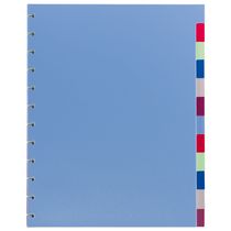 INTERCALAIRES À ONGLETS COULEURS - PAQUET DE 12