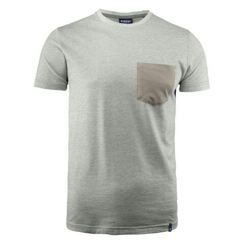 JAMES HARVEST PORTWILLOW T-SHIRT UNISEX GRIS MÉLANGE - TAILLE S