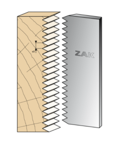 JEU DE 2 FERS ZAK534002 HAUTEUR 100MM