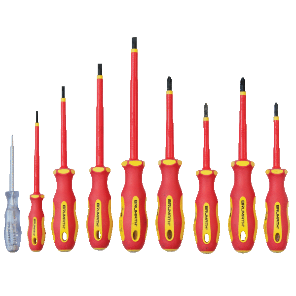 JEU DE 9 TOURNEVIS VDE BRUMATH BR-3047 - OTELO
