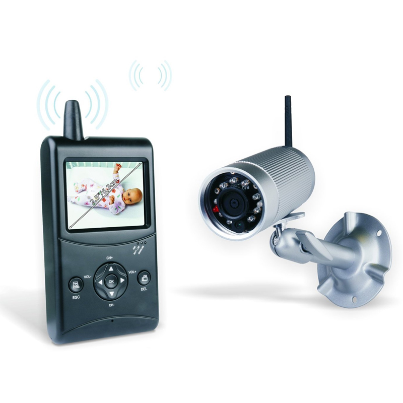 Kit vidéosurveillance portable CS82DVR - 1 caméra sans fil avec vision nocturne et écran 2,5''_0