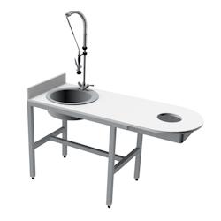 L2G Table pour poisonnerie inox 85 x 150 x 60 cm L2G - CPAF-156 - CPAF-156_0