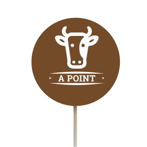 MONDO DECO Piques cuisson papier - Piques à viande marrons (à point) - Français - Ø4 cm x250 pcs Mondo Déco - papier 3558847431138_0