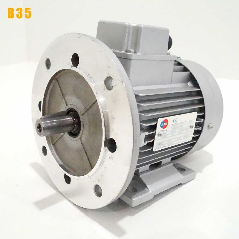 MOTEUR ÉLECTRIQUE TRIPHASÉ 230/400V 4 KW 1000 TR/MIN - MH3132M6B35 ALU BRIDE B35