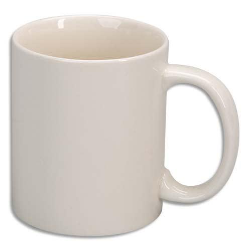 O'color - Lot de 6 mugs en céramique émaillée de haute qualité - À décorer_0