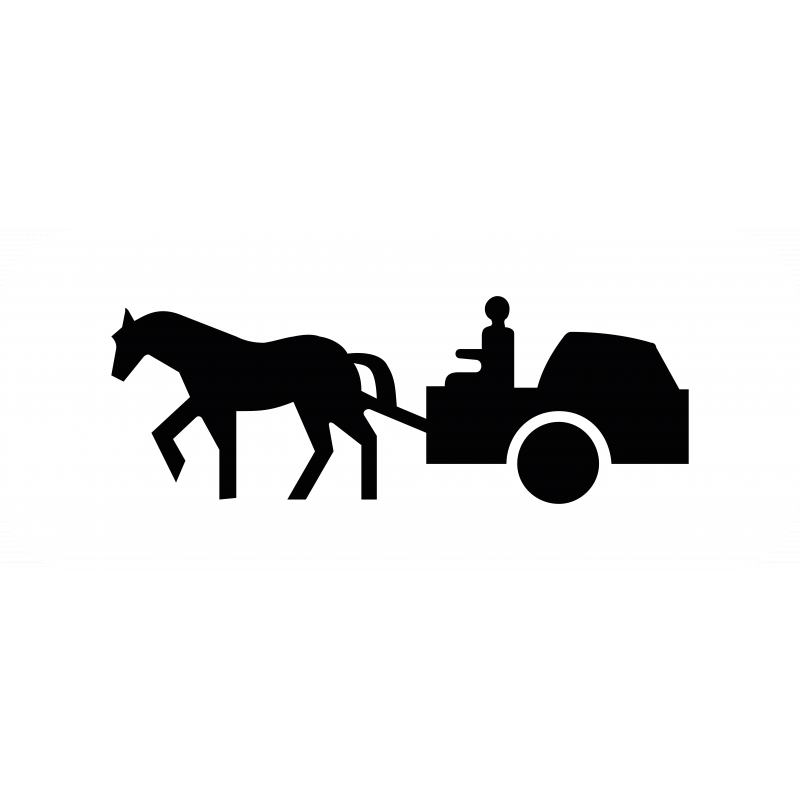 Panonceau M4s - Désignation des véhicules à traction animale - WP Signalisation_0