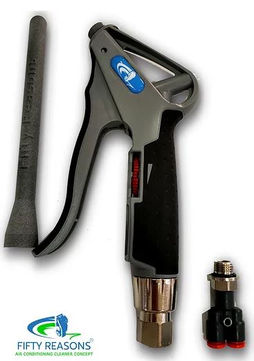 Pistolet de pulvérisation FIFTY REASONS - compatible Machine FIFTY R2022 - pression réglable et tuyau spirale 7,5m_0