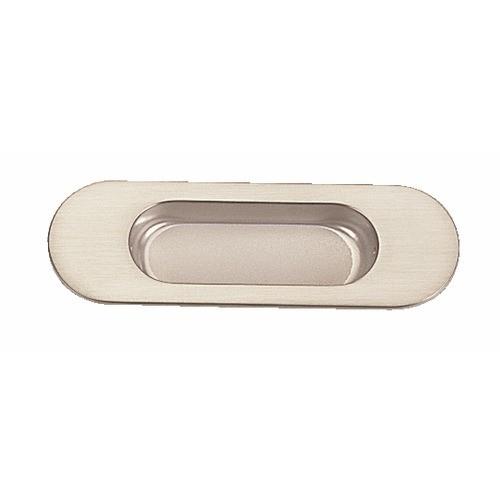 POIGNÉE CUVETTE OVALE EN ZAMAK NICKELÉ-3921 ESTAMP