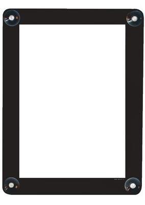 PORTE-AFFICHE PVC A4 NOIR