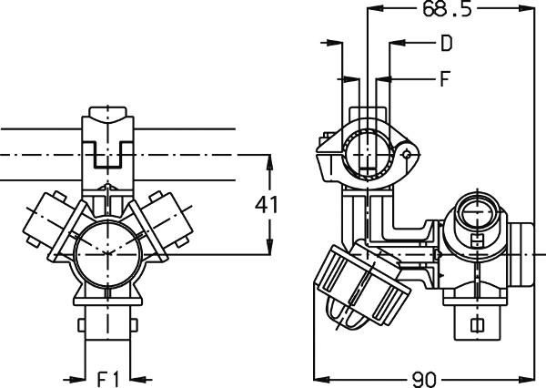 PORTE BUSE (3) ANTIGOUTTE QUICK D.20-7