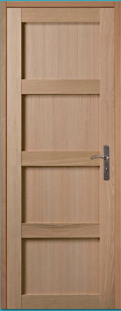 Portes battantes - Quartzo chêne brut 4 panneaux - dimensions 73 et 83 - vitrage opaque feuilleté_0
