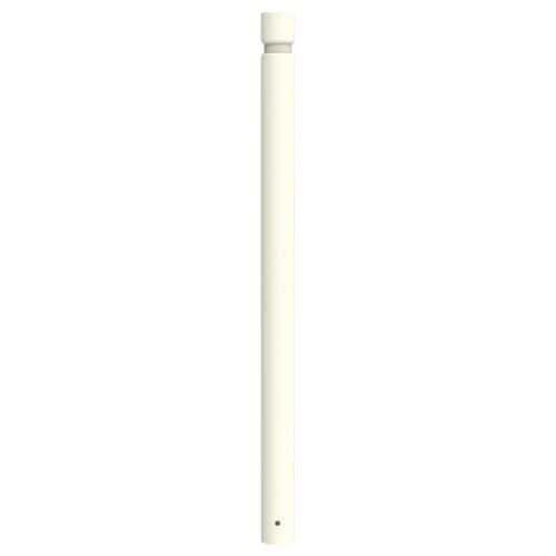 POTELET VITYL TÊTE GORGES MÉTAL HTR 1 M Ø 76 MM - BLANC 9010 - BUTON DESIGN