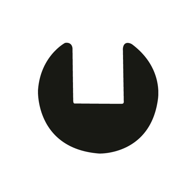 PROFIL EN U 11.5 MM CAOUTCHOUC COMPACT