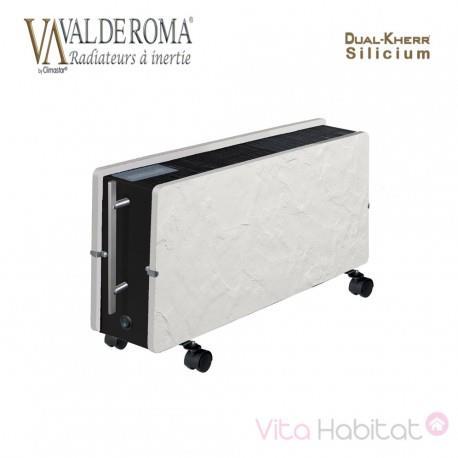RADIATEUR À INERTIE OPTIMUS ARDOISE BLANCHE 1600W - VALDEROMA PN1600O