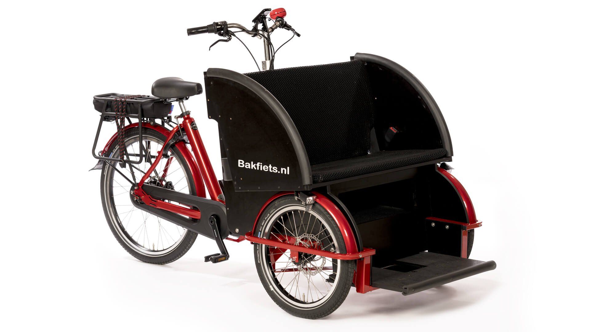 Rickshaw électrique - moteur pédalier SHIMANO E-BIKE SYSTEMS 418 Wh - PMR - Transport adulte handicapé_0